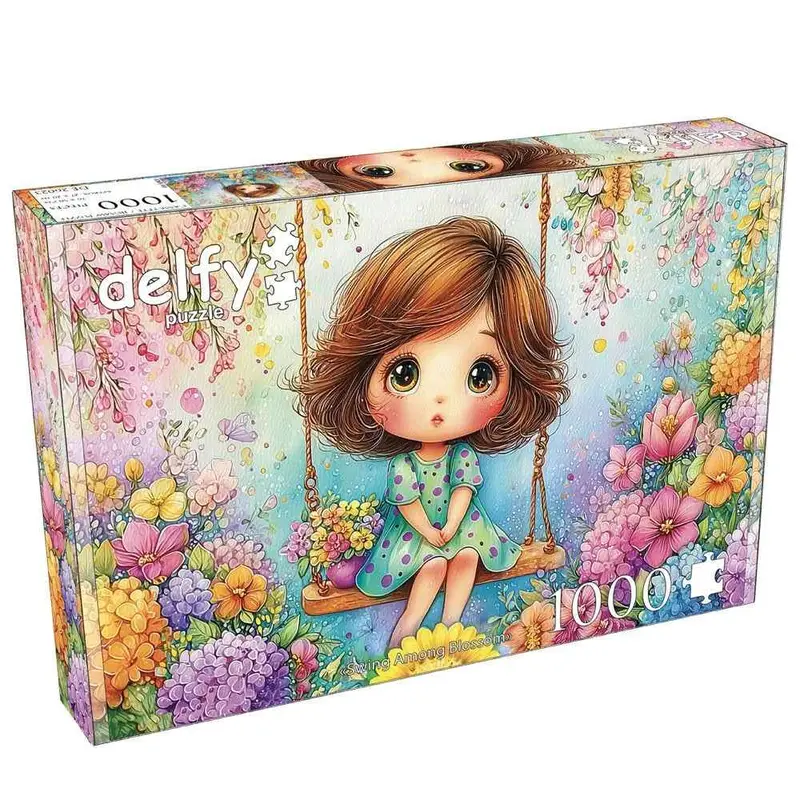 Delfy 26023 Swing Among Blossoms 1000Pc Jigsaw Puzzle 1