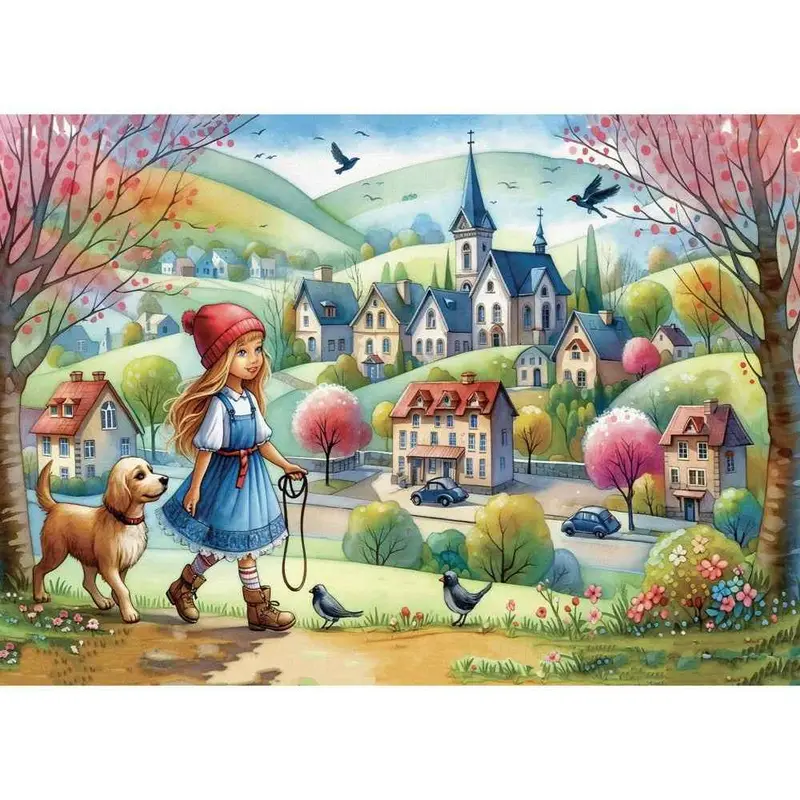Delfy 26027 Walking Toward Home 1000Pc Jigsaw Puzzle 2