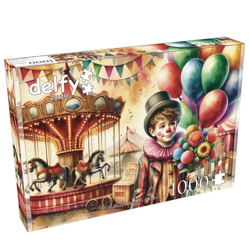 Delfy Balloon Dreams Circus 1000Pc Jigsaw Puzzle 1