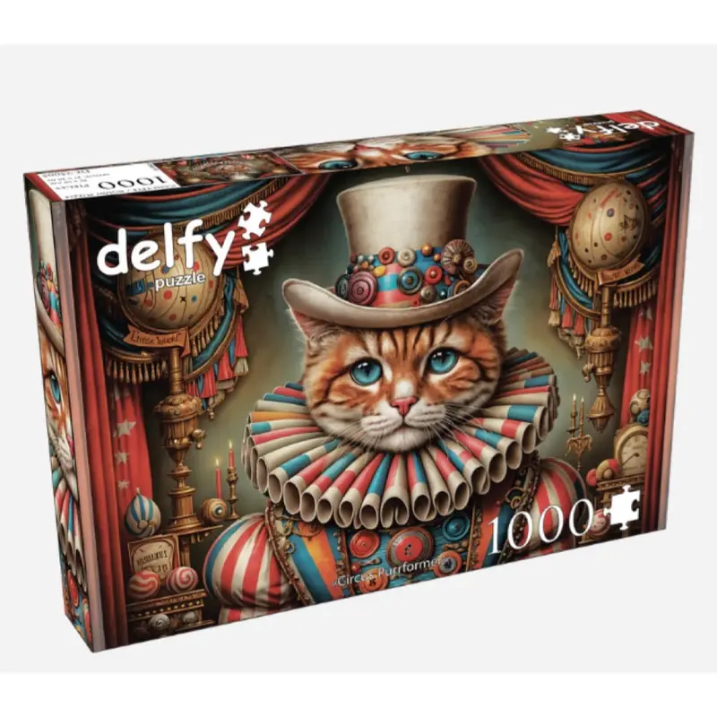 Delfy Circus Purrformer 1000Pc Jigsaw Puzzle 1