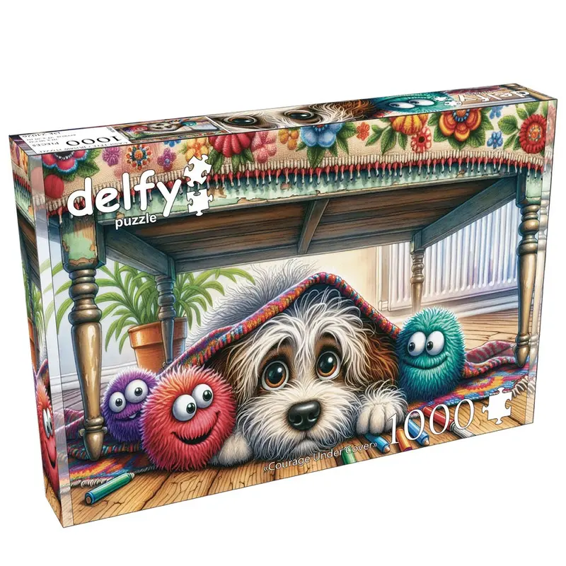 Delfy Courage Under Cover 1000Pc Jigsaw Puzzle 1