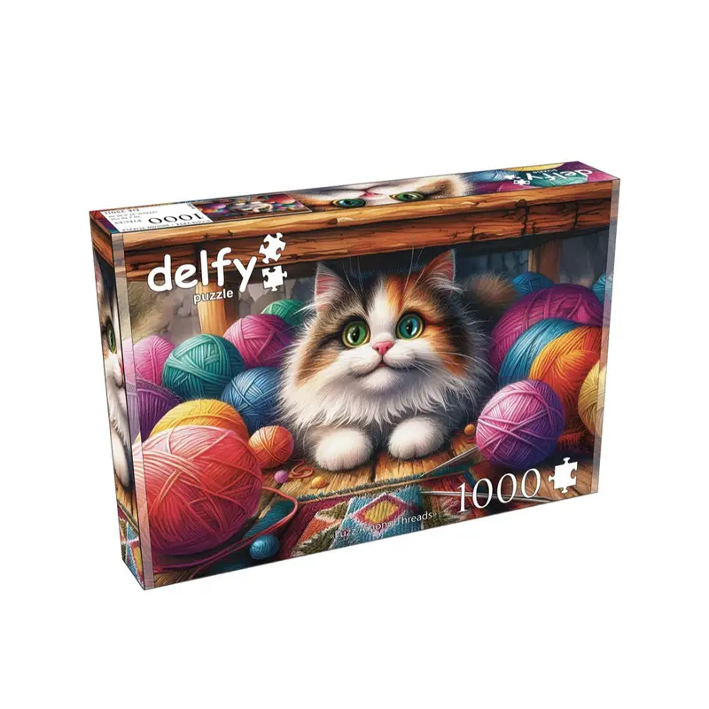 Delfy Fuzz Among Threads 1000Pc Jigsaw Puzzle 1