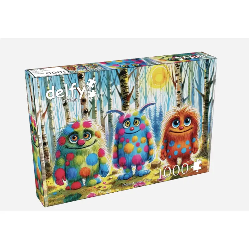 Delfy Monsterous Trio 1000Pc Jigsaw Puzzle 1