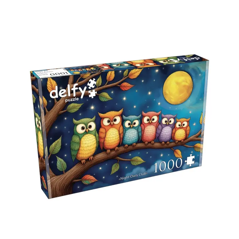 Delfy Night Owls Club 1000Pc Jigsaw Puzzle 1