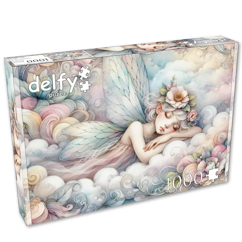 Delfy Serene Fairy Rest 1000Pc Jigsaw Puzzle 1