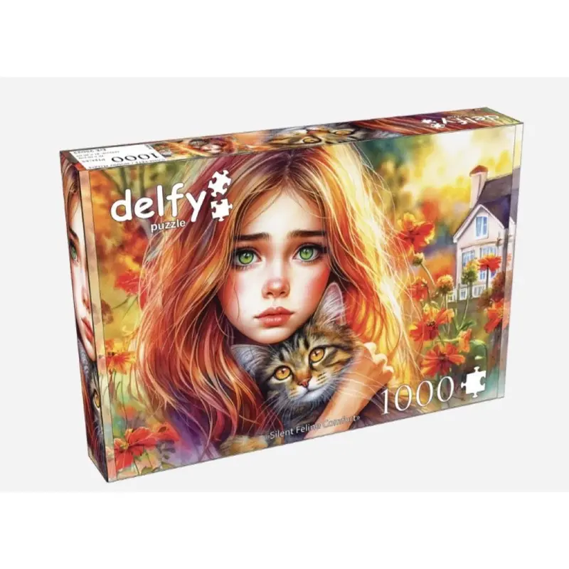 Delfy Silent Feline Comfort 1000Pc Jigsaw Puzzle 1