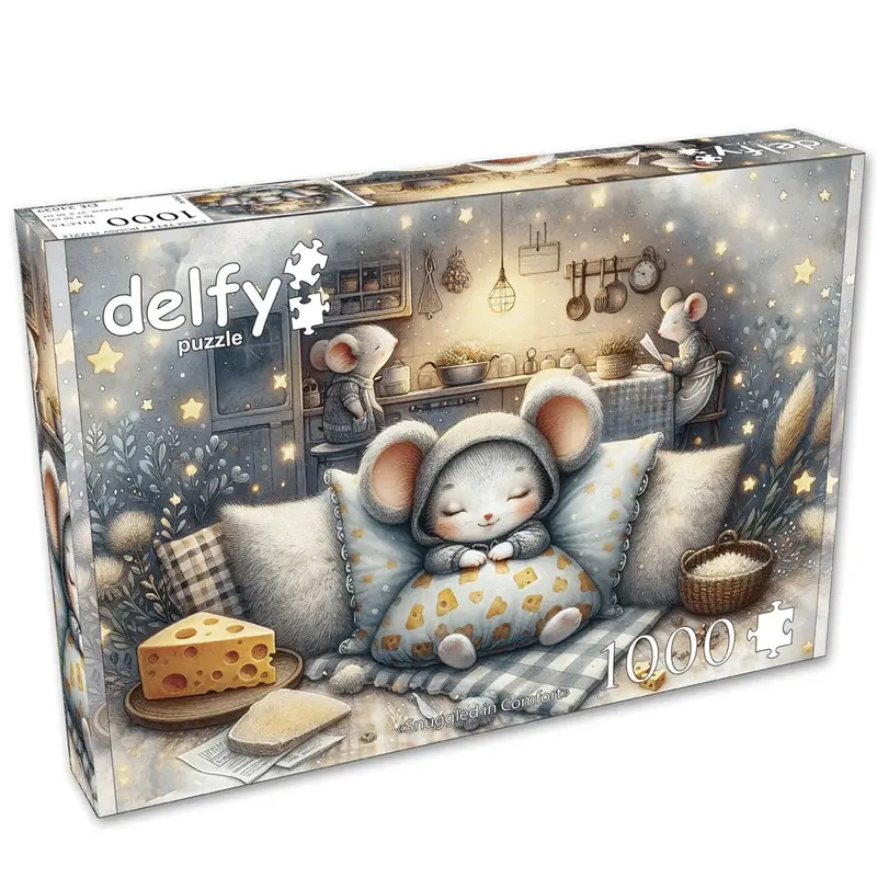 Delfy Snuggled In Comfort 1000Pc Jigsaw Puzzle 1
