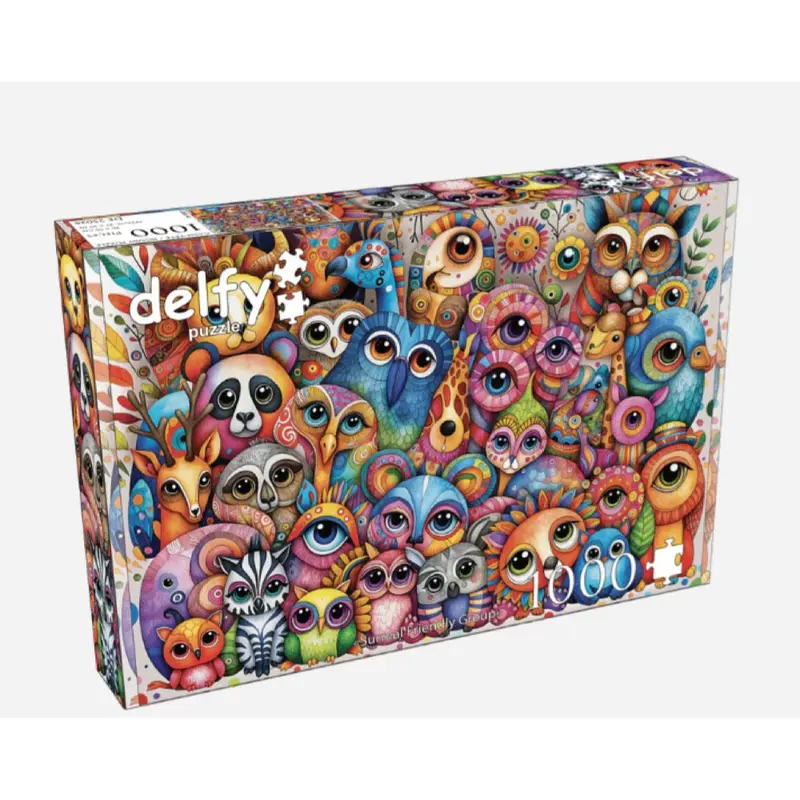 Delfy Surreal Friendly Group 1000Pc Jigsaw Puzzle 1