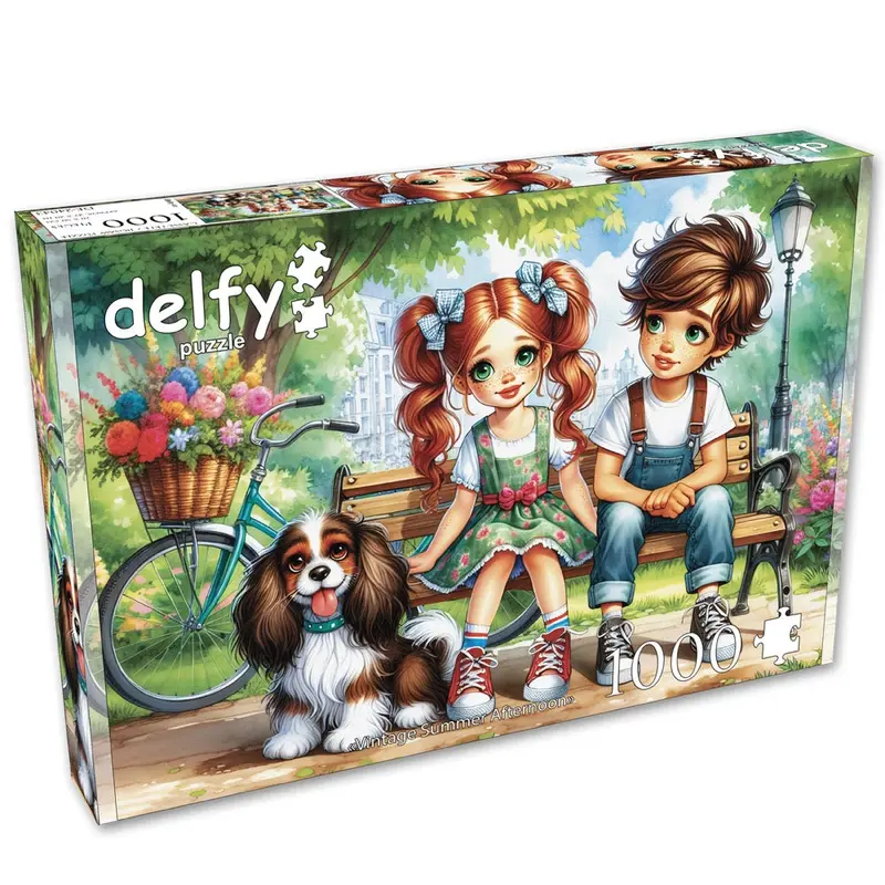 Delfy Vintage Summer Afternoon 1000Pc Jigsaw Puzzle 1