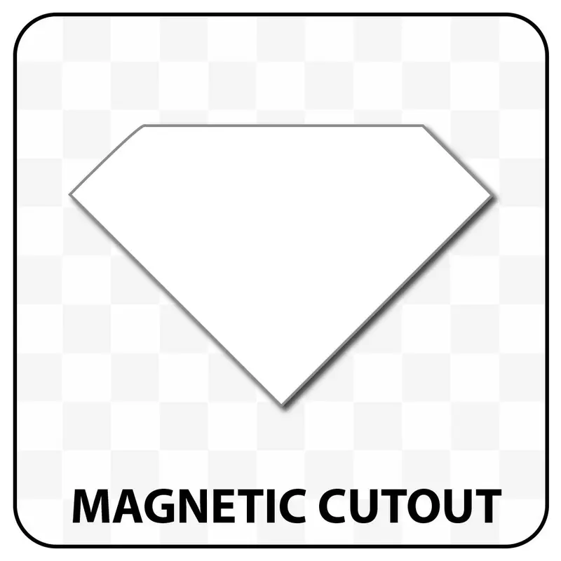 Diamond Shaped Blank Magnet 2