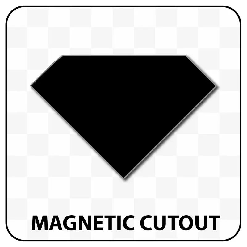 Diamond Shaped Blank Magnet 3