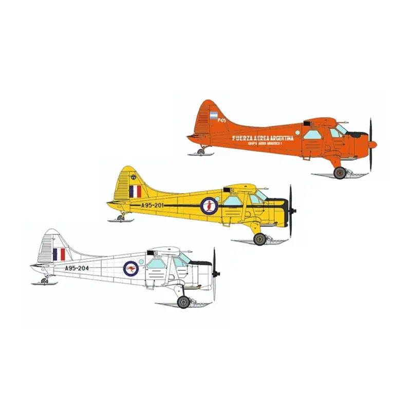 Dora Wings 48061 1/48 De Havilland Canada Dhc-2 Beaver - On Skis - Antarctic Expeditions, Raaf And Anare 1