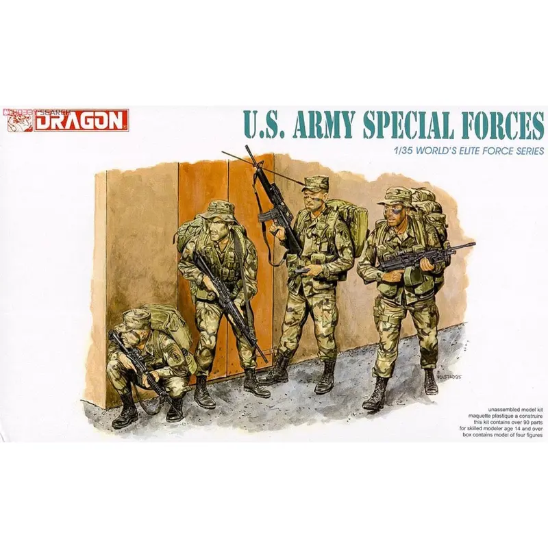 Dragon 3024 1/35 U.S. Army Special Forces Plastic Model Kit 1