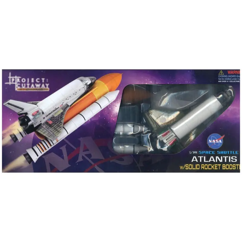 Dragon 47404 1/144 Space Shuttle Atlantis W/Solid Rocket Booster 1