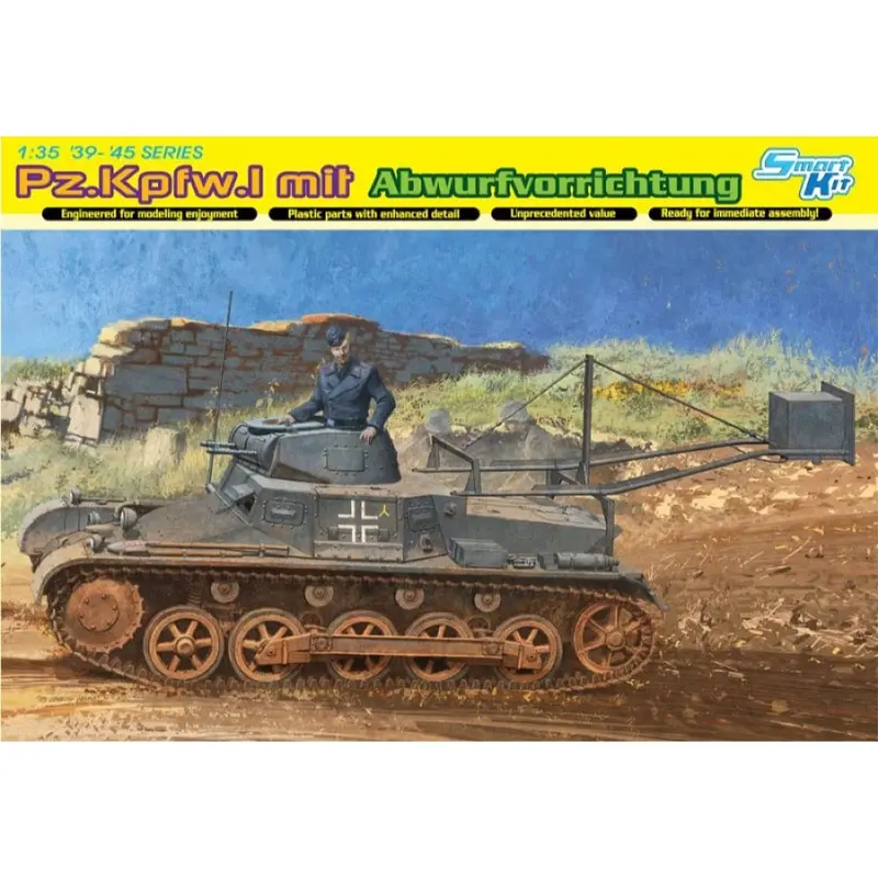 Dragon 6480 1/35 Pz.Kpfw.I Mit Abwurfvorrchtung Smart Kit 1