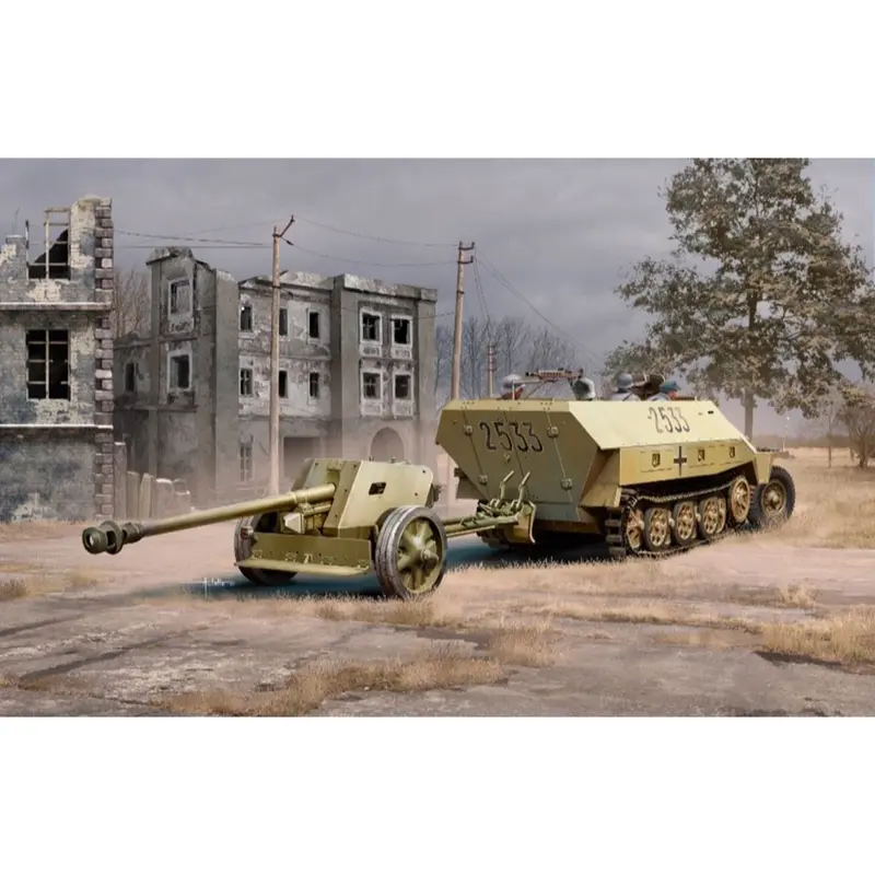 Dragon 6664 1/35 Sd.Kfz.251/1 Ausf.D Mit 7.5Cm Pak 40 (2 In 1) 1