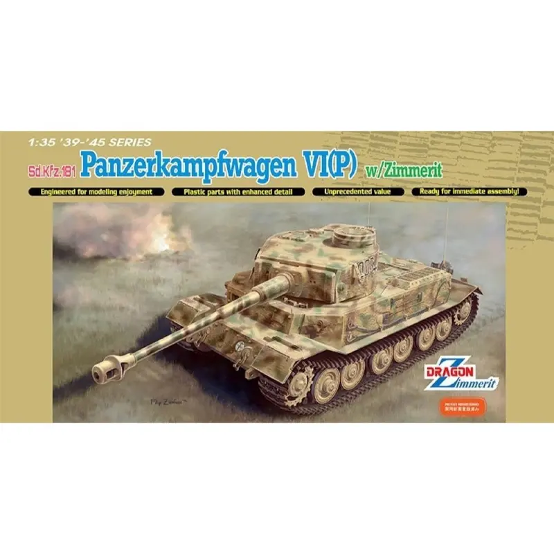Dragon 6797 1/35 Panzerkampfwagen Vi(P) W/Zimmeret 1
