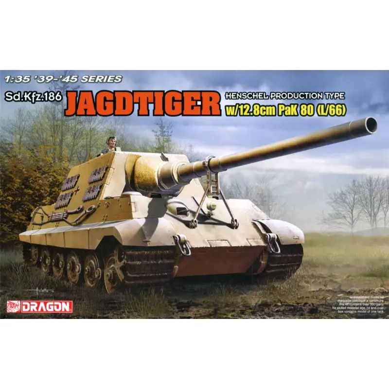 Dragon 6827 1/35 Jagdtiger W/12.8Cm Pak.80 (L/66) 1