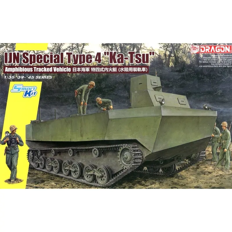 Dragon 6839 1/35 Ijn Special Type 4 Ka-Tsu Tracked Amphibious Vehicle 1