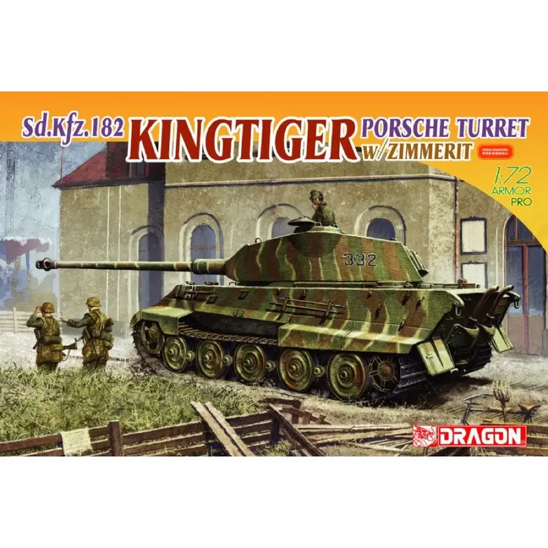 Dragon 7254 1/72 King Tiger Porsche Turret 1