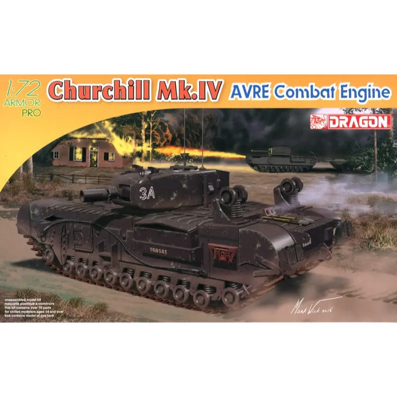 Dragon 7521 1/72 Churchill Mk.Iv Avre 1
