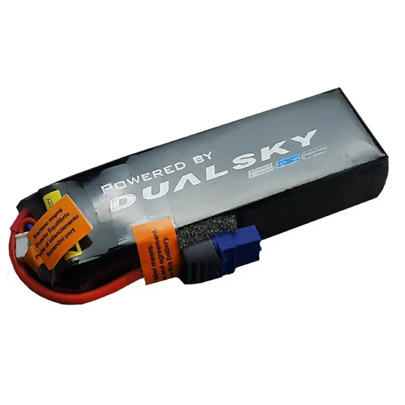 Dualsky Dsb31845 6400Mah 2S 7.4V 45C Hed Lipo Battery 1