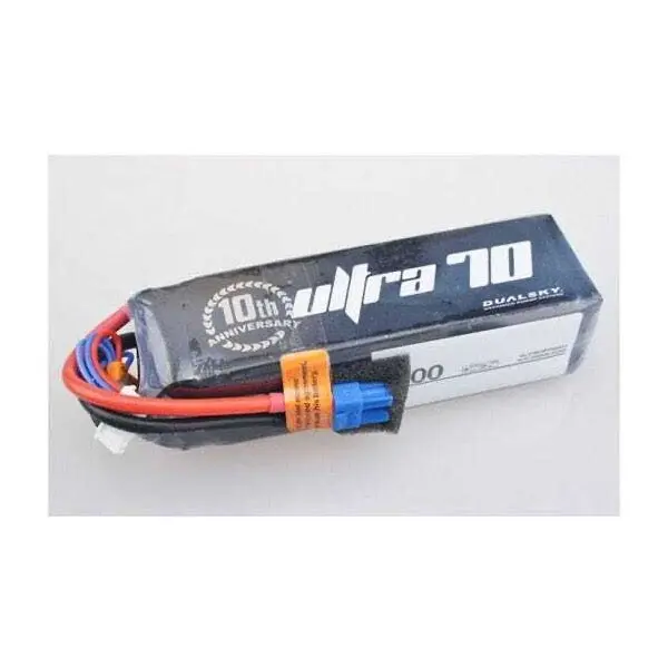 Dualsky Dsbxp27006ult 2700Mah 6S 22.2V 70C Ultra 70 Lipo Battery With Xt60 Connector 1