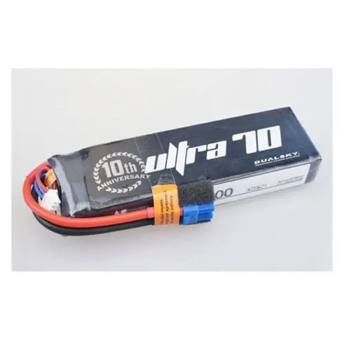 Dualsky Dsbxp33003ult 3300Mah 3S 11.1V 70C Ultra 70 Lipo Battery With Xt60 Connector 1