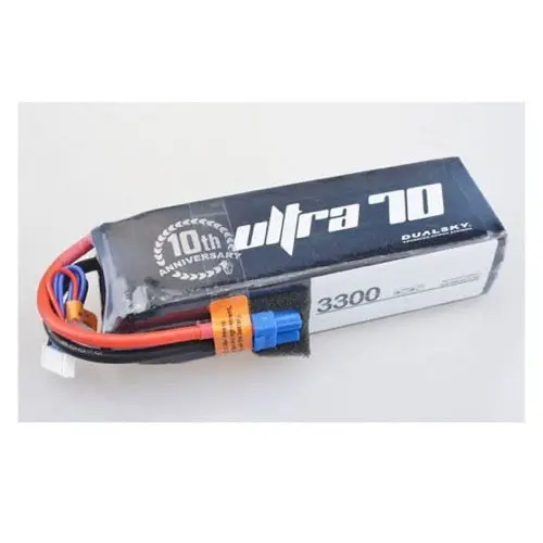 Dualsky Dsbxp33005ult 3300Mah 5S 18.5V 70C Ultra 70 Lipo Battery With Xt60 Connector 1