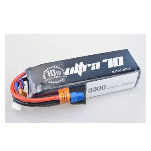 Dualsky Dsbxp33006ult 3300Mah 6S 22.2V 70C Ultra 70 Lipo Battery With Xt60 Connector 1