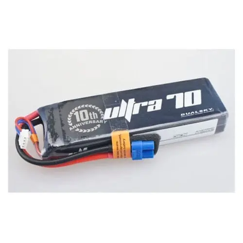 Dualsky Dsbxp38503ult 3850Mah 3S 11.1V 70C Ultra 70 Lipo Battery With Xt60 Connector 1