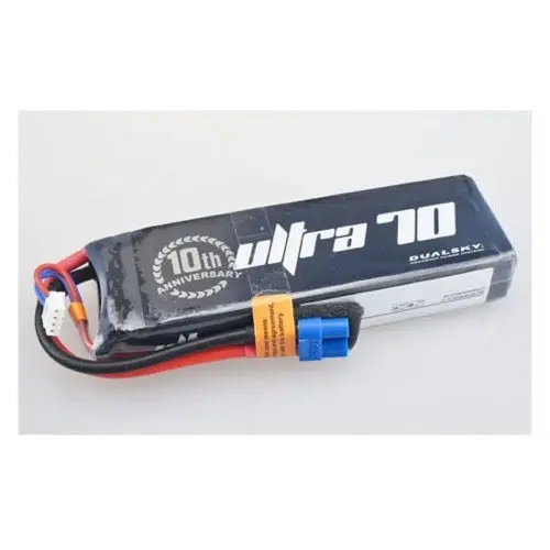 Dualsky Dsbxp38504ult 3850Mah 4S 14.8V 70C Ultra 70 Lipo Battery With Xt60 Connector 1