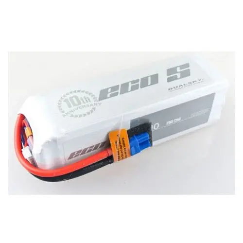 Dualsky Dsbxp40006eco 4000Mah 6S 22.2V 25C Eco Lipo Battery With Xt60 Connector 1
