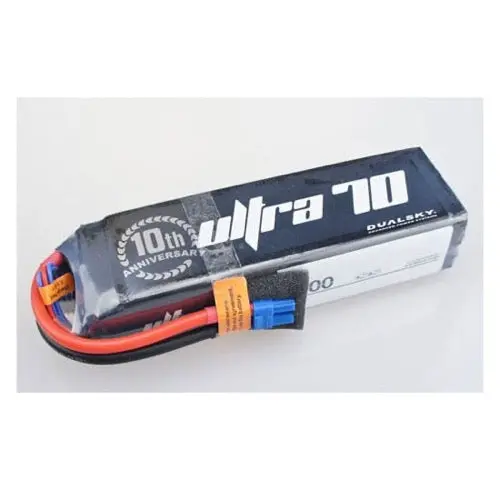 Dualsky Dsbxp44002ult 4400Mah 2S 7.4V 70C Ultra 70 Lipo Battery With Xt60 Connector 1