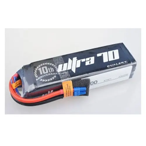 Dualsky Dsbxp44004ult 4400Mah 4S 14.8V 70C Ultra 70 Lipo Battery With Xt60 Connector 1