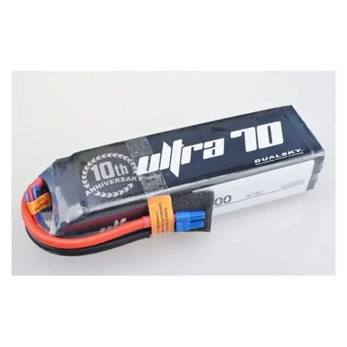 Dualsky Dsbxp44005ult 4400Mah 5S 18.5V 70C Ultra 70 Lipo Battery With Xt60 Connector 1