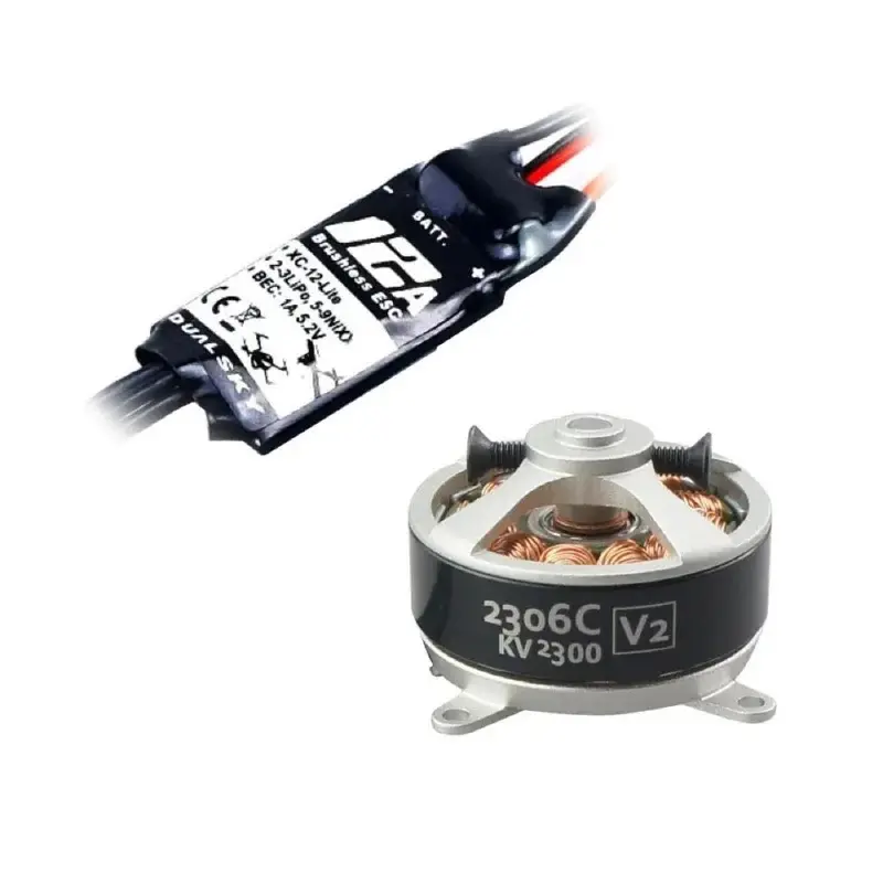 Dualsky Dstc.3A.200H 200H 2300Kv High Rpm Tuning Combo With 12A Lite Esc 1