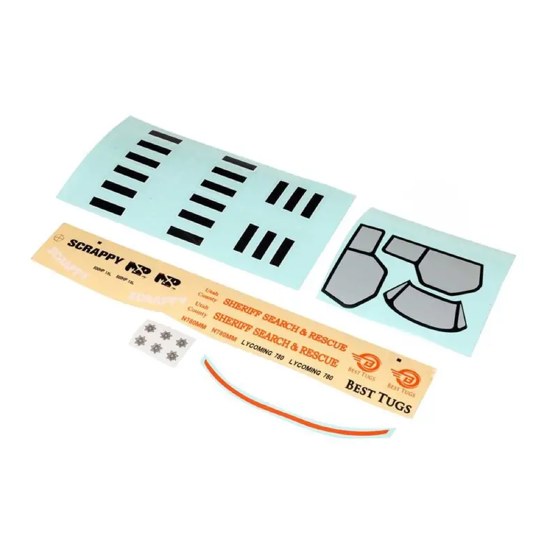 E-Flite Efl-2955 Decal Set Micro Scrappy 1
