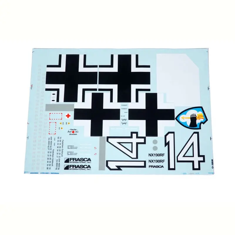 E-Flite Efl01369 Decal Set Fw 190 1.5M 1