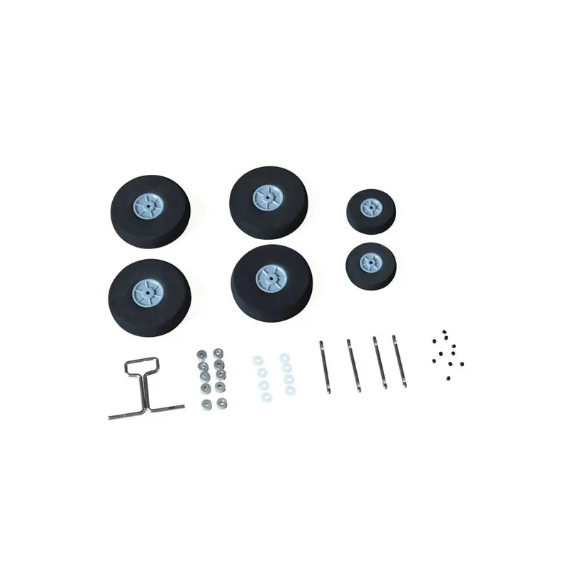 E-Flite Efl5760 Wheel Set With Axles Ec-1500 1