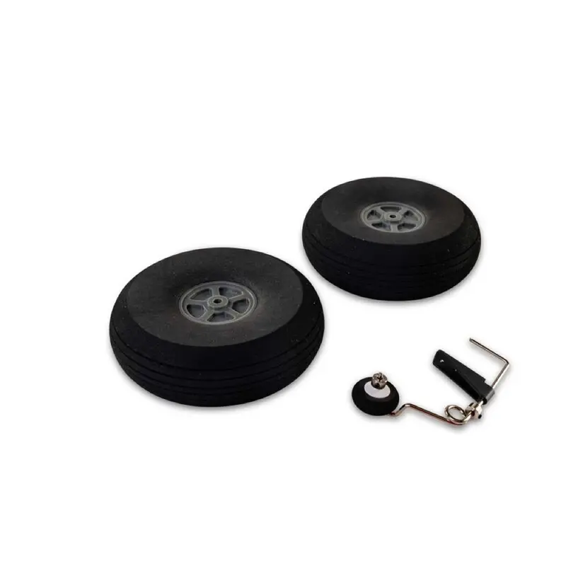 E-Flite Efl71769 Wheel Set Timber Sws 1