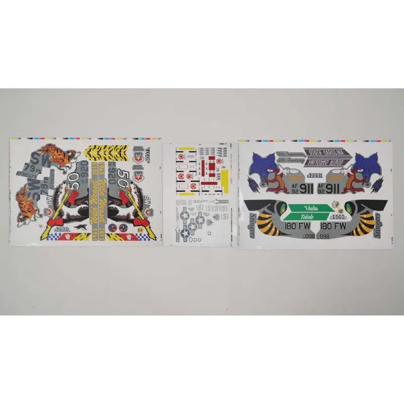 E-Flite Efl87884 Decal Set F-16 Falcon Gray 1