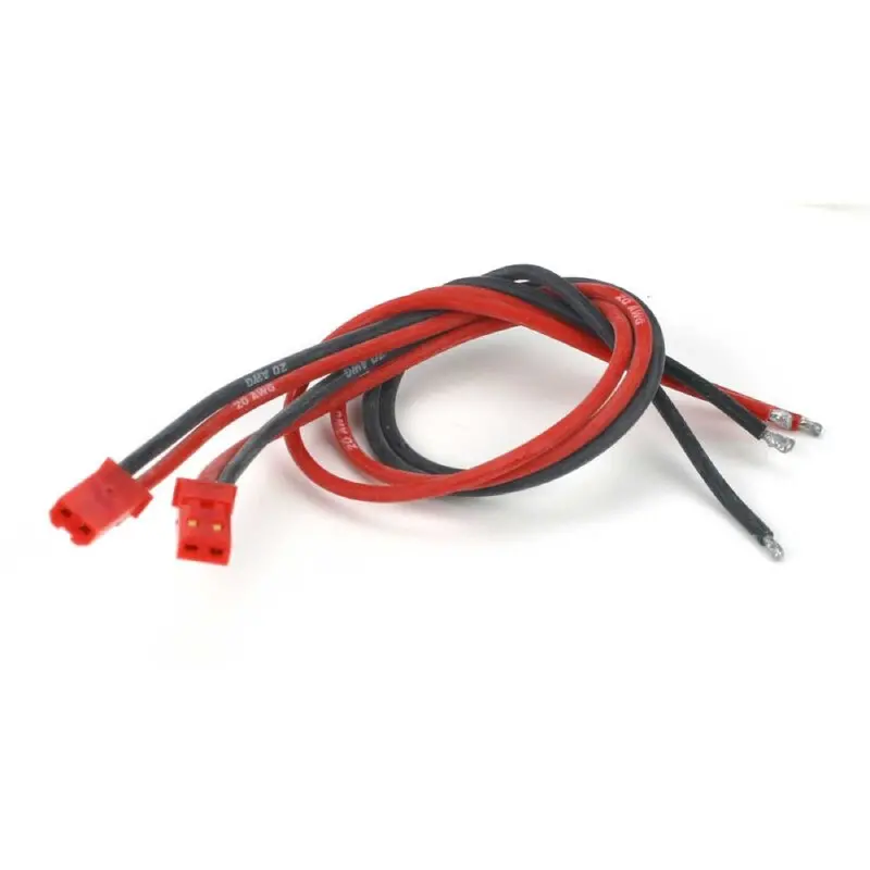 E-Flite Efla242 Jst Rcy Male Conn With Lead 20 Gauge 2Pcs 1
