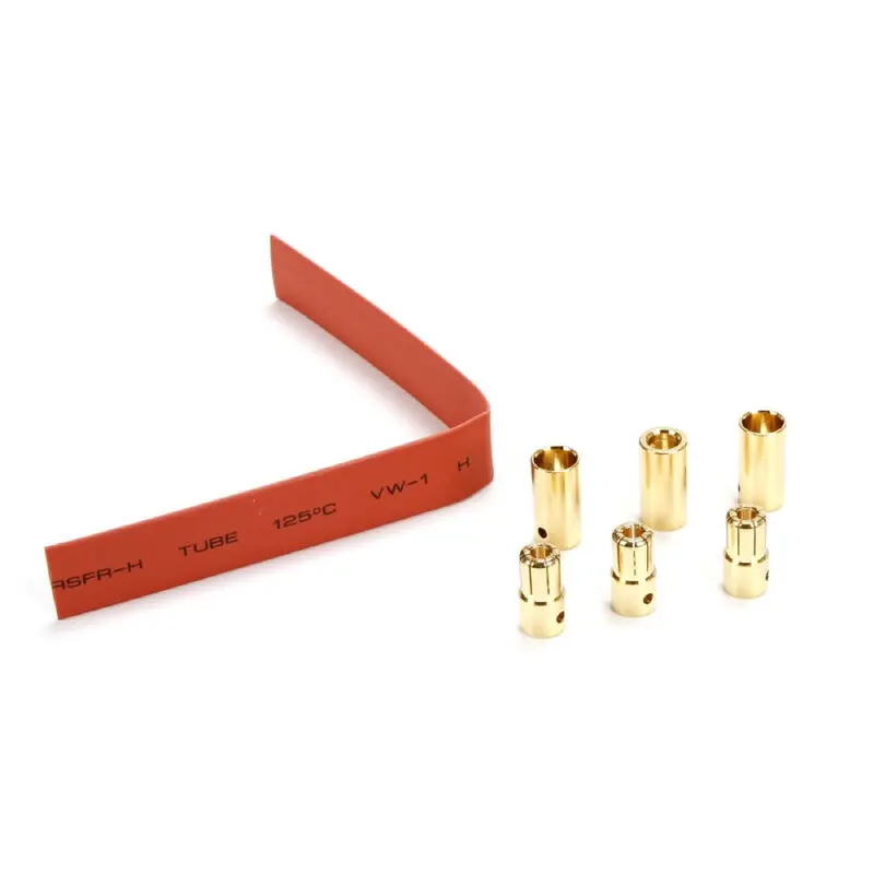 E-Flite Efla266 Gold Bullet Connector Set 6.5Mm (3) 1