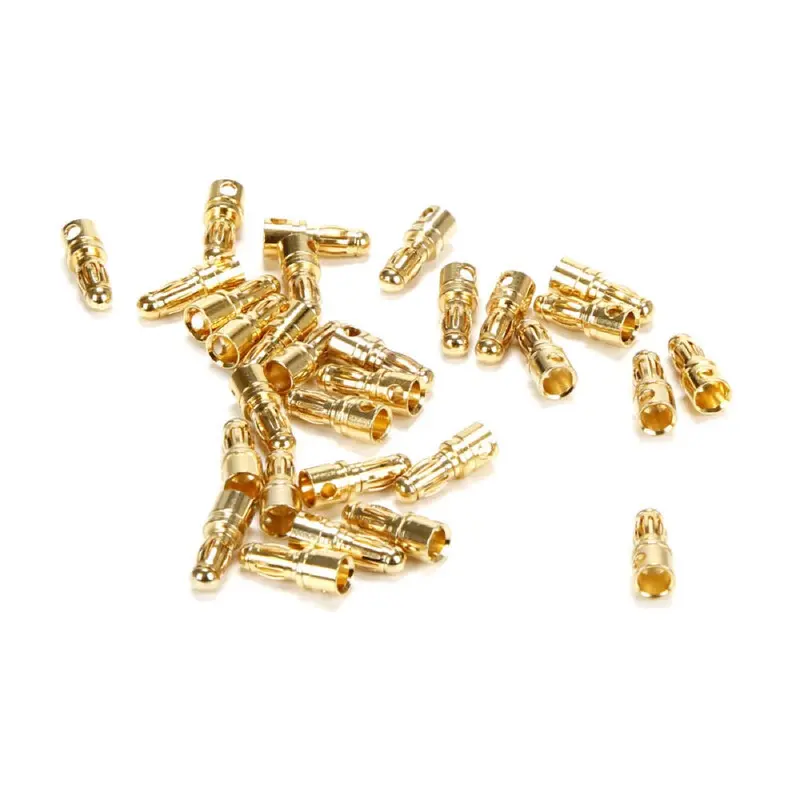 E-Flite Eflaec316 Gold Bullet Connector Male 3.5Mm (30) 1