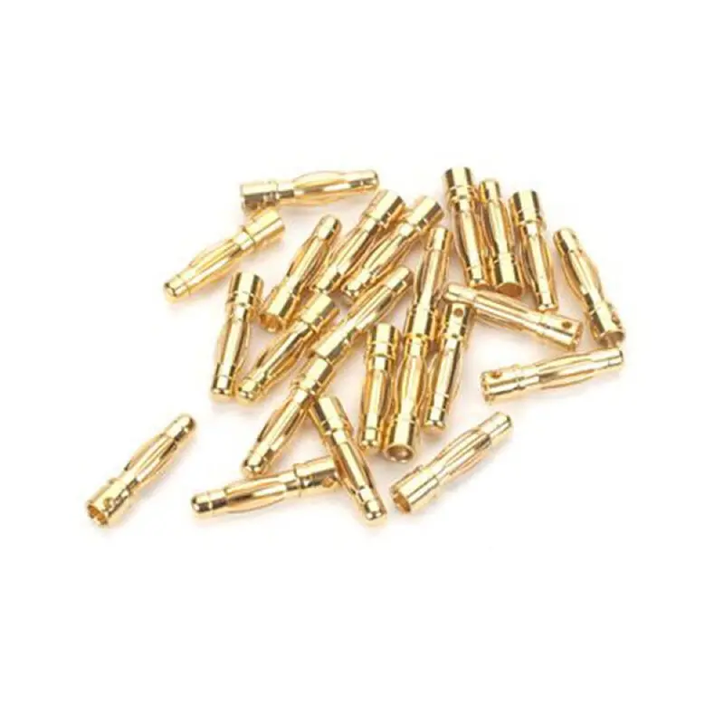 E-Flite Eflaec513 Gold Bullet Connector Male 4Mm (30) 1