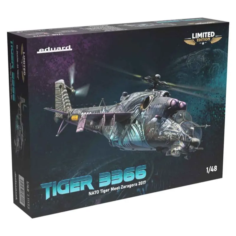 Eduard 1/48 Mil Mi-35 Tiger 3366 Nato Tiger Meet Zaragoza 2016 Limited Edition Plastic Model Kit 1