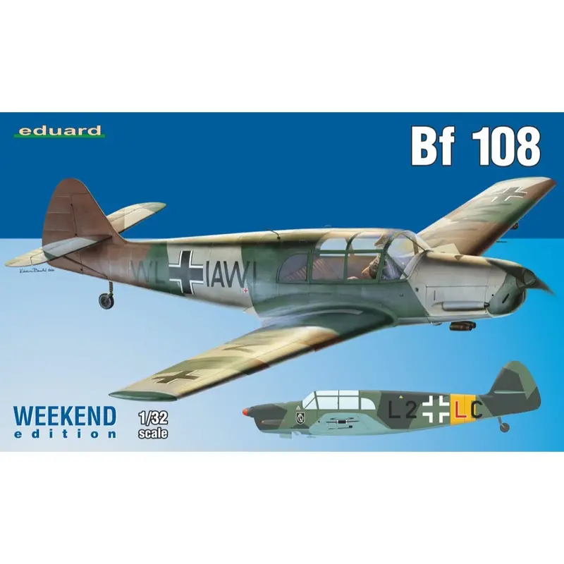 Eduard 3404 1/32 German Wwii Bf 108 Weekend Edition 1