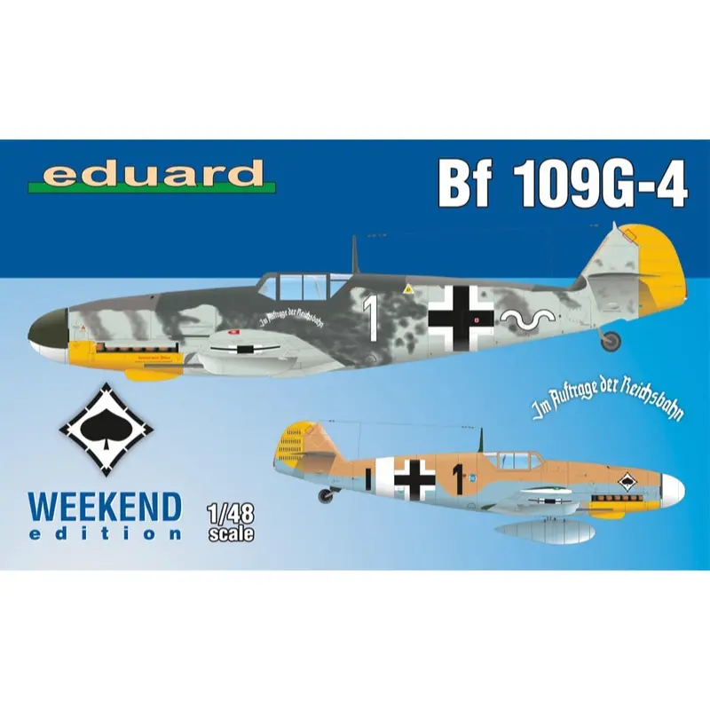 Eduard 84149 1/48 Bf 109G-4 Plastic Model Kit 1