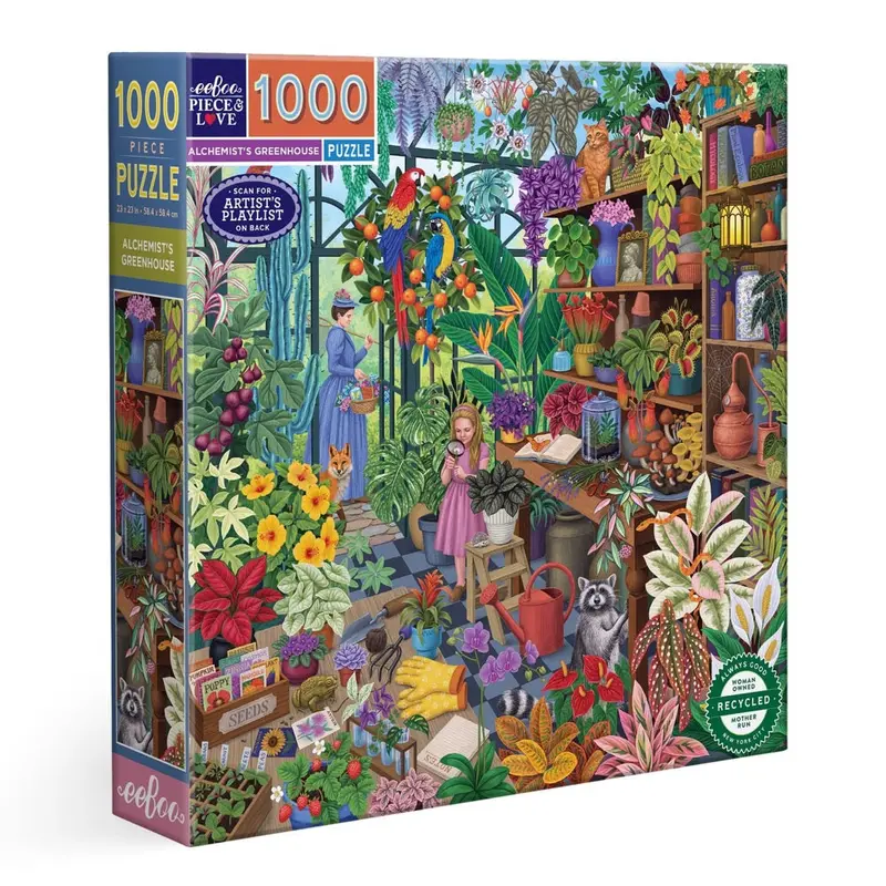 Eeboo Alchemist Greenhouse 1000Pc Jigsaw Puzzle 1